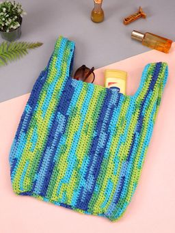Magic Needles - Blue Replace Single Use Plastic Handmade Bag