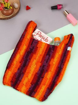 Magic Needles - Orange Replace Single Use Plastic Handmade Bag