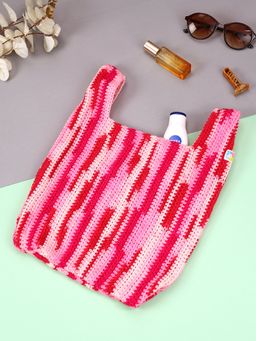 Magic Needles - Pink Replace Single Use Plastic Handmade Bag