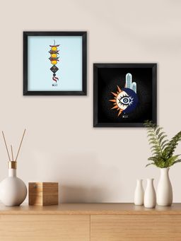 Indigifts - Home Décor Item Printed Poster Frame - 6 x 6 inches