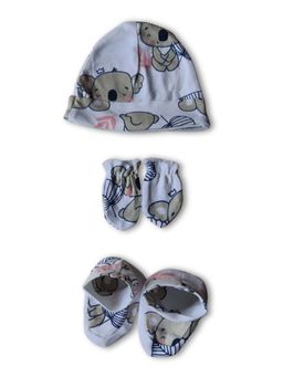The Mom Store - Lavender Mittens, Booties and Cap Baby Koala (Set of 3) (0-3 Months)