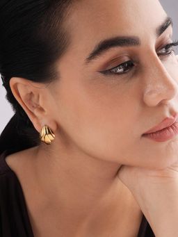 Palmonas - Coastal Shell Stud Earrings - Waterproof And Anti-Tarnish