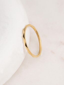 Palmonas - Wave Crest Slim Stack Ring - Waterproof And Anti-Tarnish