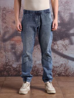 Hubberholme - Men Comfort Relaxed Fit Jogger Jeans