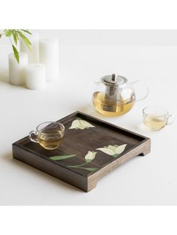 AURUM CRAFTS - Mirra Hand Painted Wooden Tray