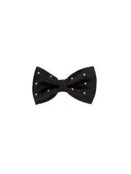 The Tie Hub - Black Polka Bow Tie For Men