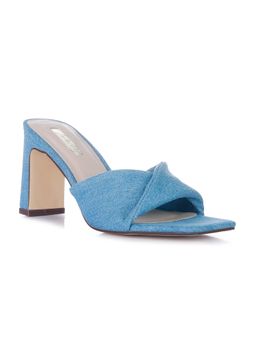 London Rag - Solid Blue Heels