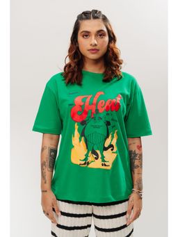FREAKINS - Green Raging Oversized T-Shirt