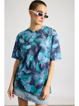 FREAKINS - Printed Womens T-Shirt - Botanic Bliss