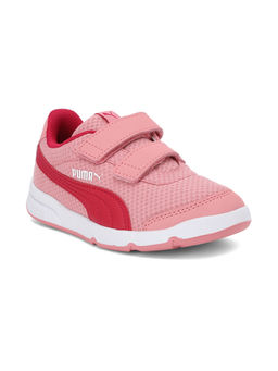 Puma - Stepfleex 2 Mesh VE V Kids Pink Textured Casual Shoes