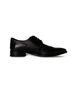 Louis Philippe - Mens Black Formal Brogues