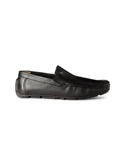 Louis Philippe - Mens Black Loafers