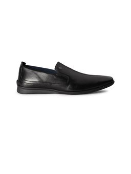 Louis Philippe - Mens Black Loafers