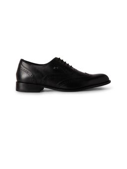 Louis Philippe - Mens Black Formal Brogues