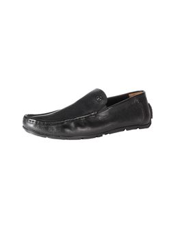 Louis Philippe - Mens Black Loafers