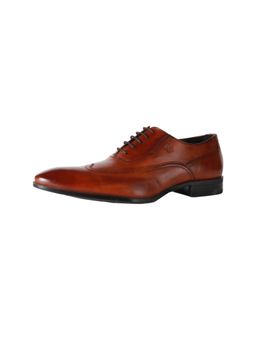 Louis Philippe - Mens Brown Lace Up Oxfords