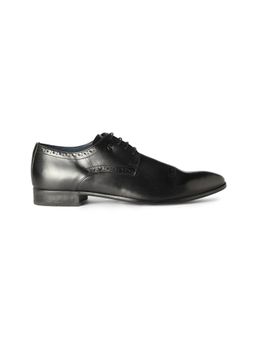 Louis Philippe - Mens Black Lace Up Brogues