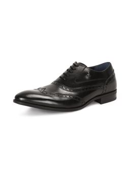 Louis Philippe - Mens Black Formal Brogues