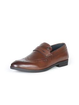 Louis Philippe - Mens Brown Loafers