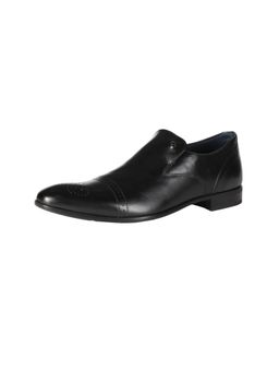 Louis Philippe - Mens Black Formal Loafers