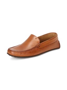Louis Philippe - Mens Brown Formal Loafers