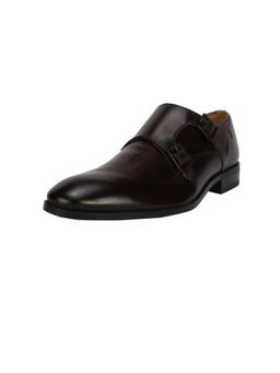 Louis Philippe - Mens Brown Monk Straps