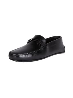 Louis Philippe - Mens Formal Black Loafers