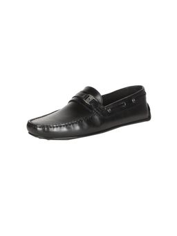 Louis Philippe - Mens Formal Black Loafers