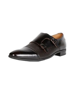 Louis Philippe - Mens Black Monk Straps