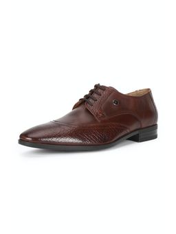 Louis Philippe - Mens Brown Leather Formal Derbies