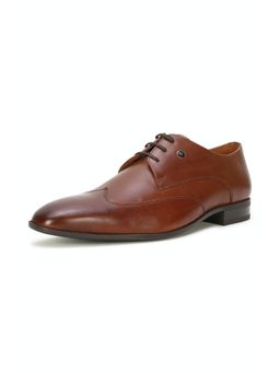 Louis Philippe - Mens Brown Leather Formal Derbies