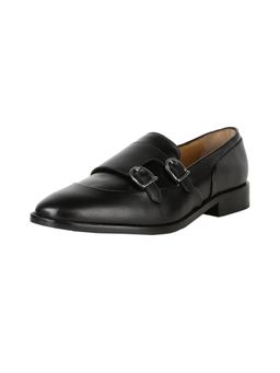 Louis Philippe - Mens Formal Black Monk Straps