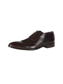 Louis Philippe - Mens Brown Lace Up Oxfords