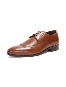Louis Philippe - Mens Brown Formal Brogues