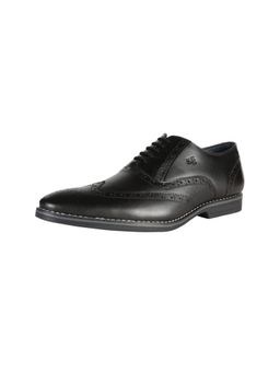 Peter England - Mens Black Formal Brogues