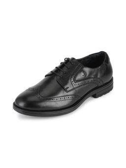 Van Heusen - Mens Black Lace Up Brogues