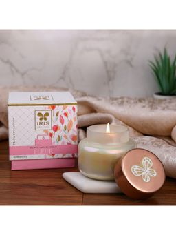 Iris - Celeste Apothecary Jar Candle Fragrance Fleur, 113G 4Oz Pearl Collection