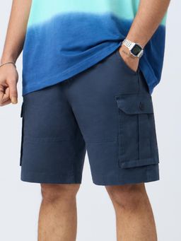 The Souled Store - Originals Cargo Shorts Midnight Blue Men Cargo Shorts