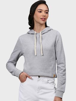 PINACOLADA - Grey Solid Sweatshirt