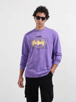 The Indian Garage Co - Men Purple Graphic T-Shirt