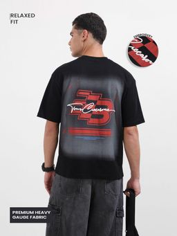 The Indian Garage Co - Men Black Graphic T-Shirt