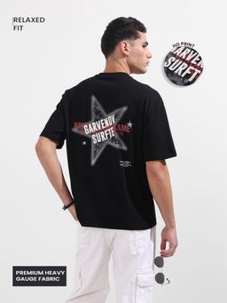 The Indian Garage Co - Men Black Graphic T-Shirt