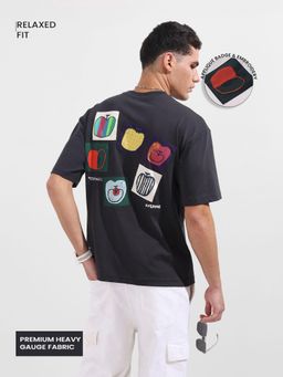 The Indian Garage Co - Men Grey Graphic T-Shirt