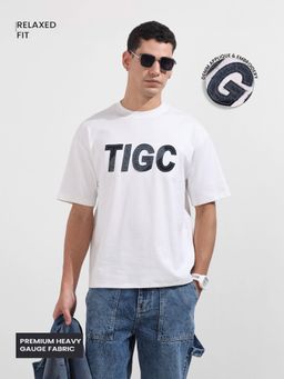 The Indian Garage Co - Men White Solid T-Shirt