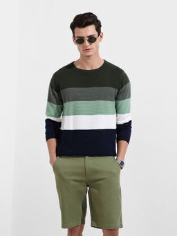 The Indian Garage Co - Men Multi-Color Colorblock T-Shirt