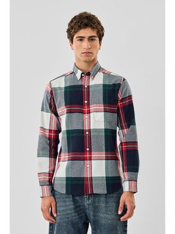 Snitch - Men Red Checks Shirt