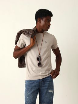 The Bear House - Men Beige Printed T-Shirt