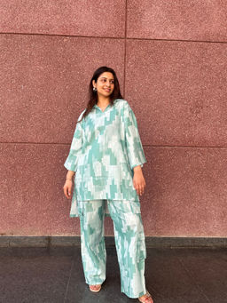 SPELL BY SMOKESHOW - Mint Green Nora Printed Co-Ord (Set of 2)