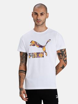 Puma - Back Print Men White T-shirts
