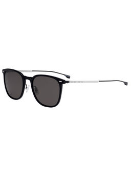 Hugo Boss - Men Grey Lens Rectangle Sunglasses - 200865 (58)